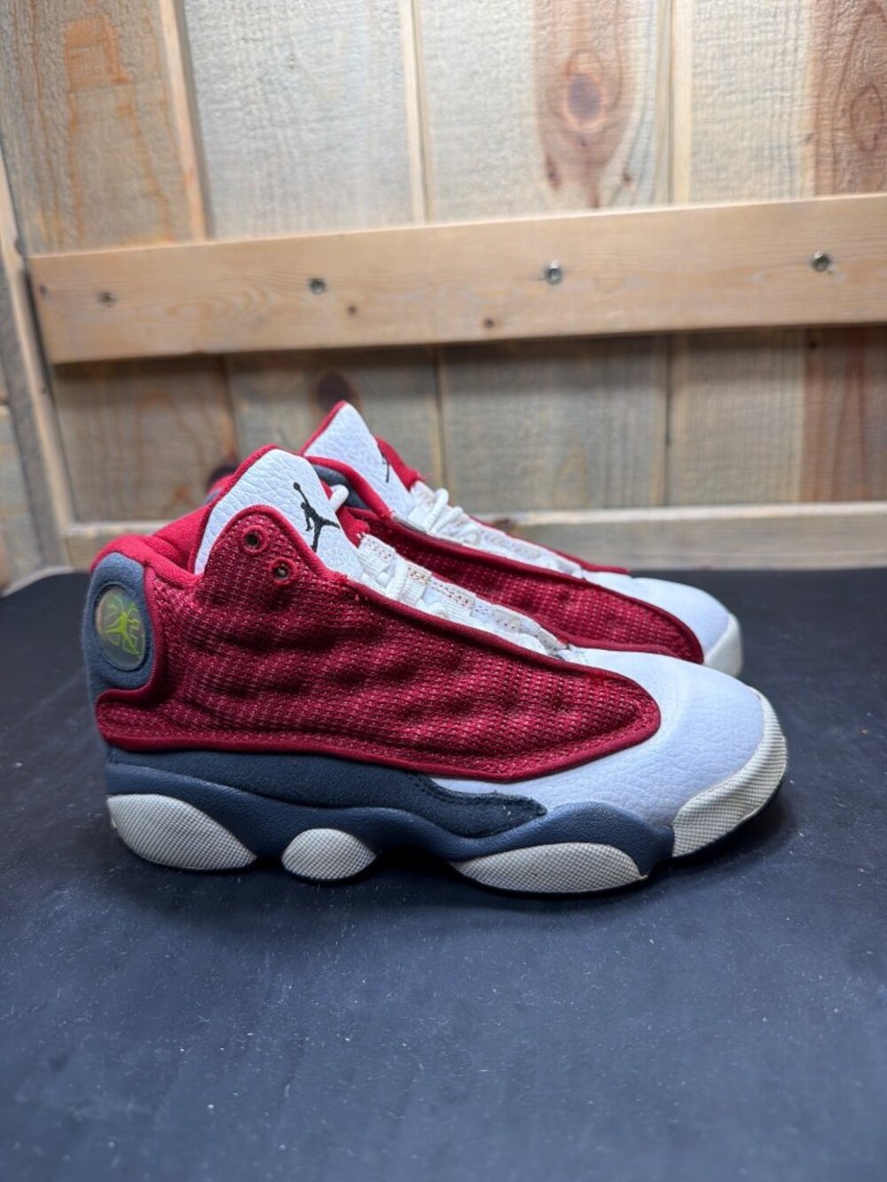 Nike Air Jordan 13 Retro Red Flint Boys Sneakers Shoes Size 12C 414575-600